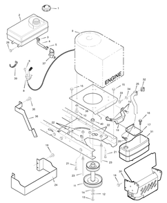 Part Location Diagram of MU0019X8MA Briggs and Stratton Washer, 3/8-5/8 Star